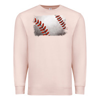 Pale Pink baseball brushstroke Premium Sweatshirt - RanaPortraitStore