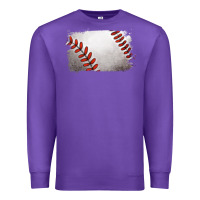 Purple baseball brushstroke Premium Sweatshirt - RanaPortraitStore
