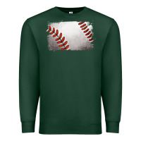 Sports Green baseball brushstroke Premium Sweatshirt - RanaPortraitStore