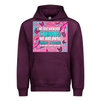 Mauve Wine pink ribbon cancer Urban Hoodie - AdoDesignShop