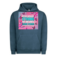 Pigment Midnight Navy pink ribbon cancer Urban Hoodie - AdoDesignShop