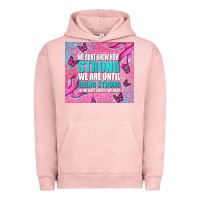 Pigment Salmon pink ribbon cancer Urban Hoodie - AdoDesignShop