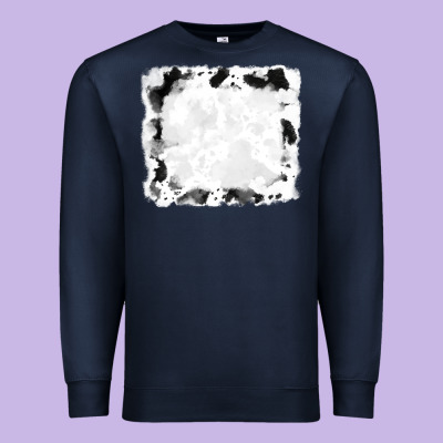Premium Sweatshirt black and white cowhide frames