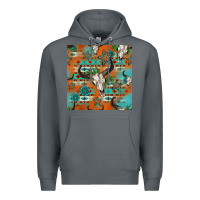Rock western bull skull seamless pattern Premium Hoodie - HRA Design Shop