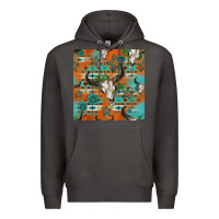 Smoke western bull skull seamless pattern Premium Hoodie - HRA Design Shop