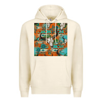 Tofu western bull skull seamless pattern Premium Hoodie - HRA Design Shop