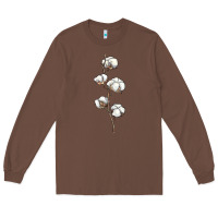 Chestnut cotton Long Sleeve Tee - BarkalooDesign