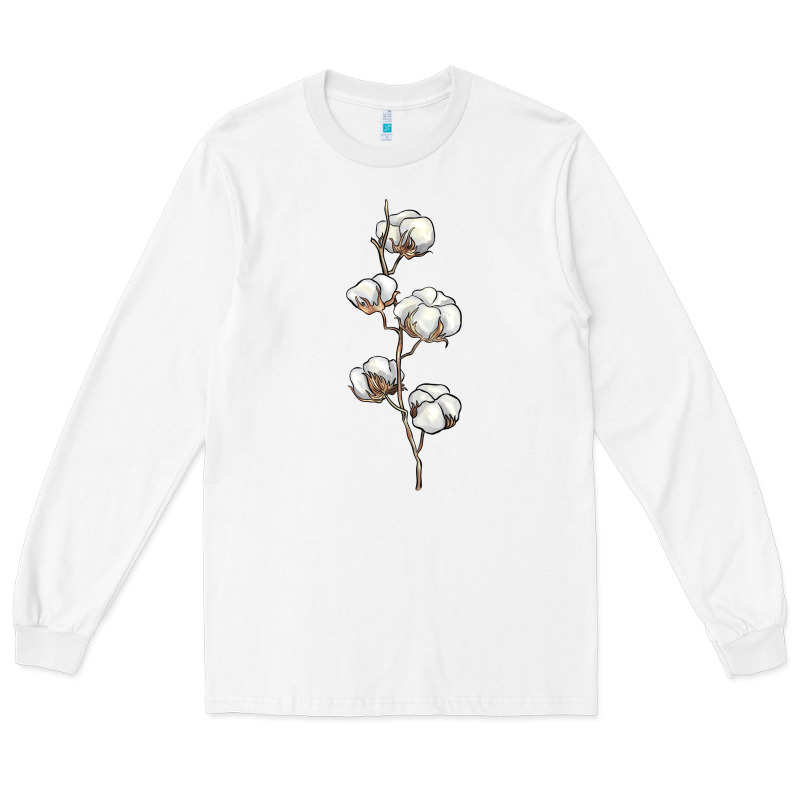 Cotton Long Sleeve Tee by BarkalooDesign | Teevron