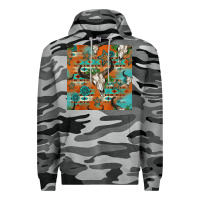 Slate Camo western bull skull seamless pattern Premium Hoodie - HRA Design Shop