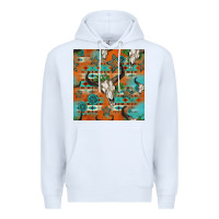 White western bull skull seamless pattern Premium Hoodie - HRA Design Shop