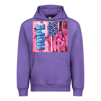 Tulip hope  breast cancer and american flag Urban Hoodie - AdoDesignShop