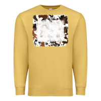 Antique Gold black and brown cowhide Premium Sweatshirt - RanaPortraitStore