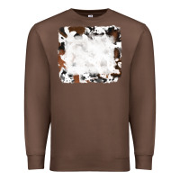 Chestnut black and brown cowhide Premium Sweatshirt - RanaPortraitStore