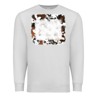 Dove Grey black and brown cowhide Premium Sweatshirt - RanaPortraitStore