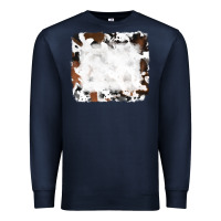 Navy black and brown cowhide Premium Sweatshirt - RanaPortraitStore