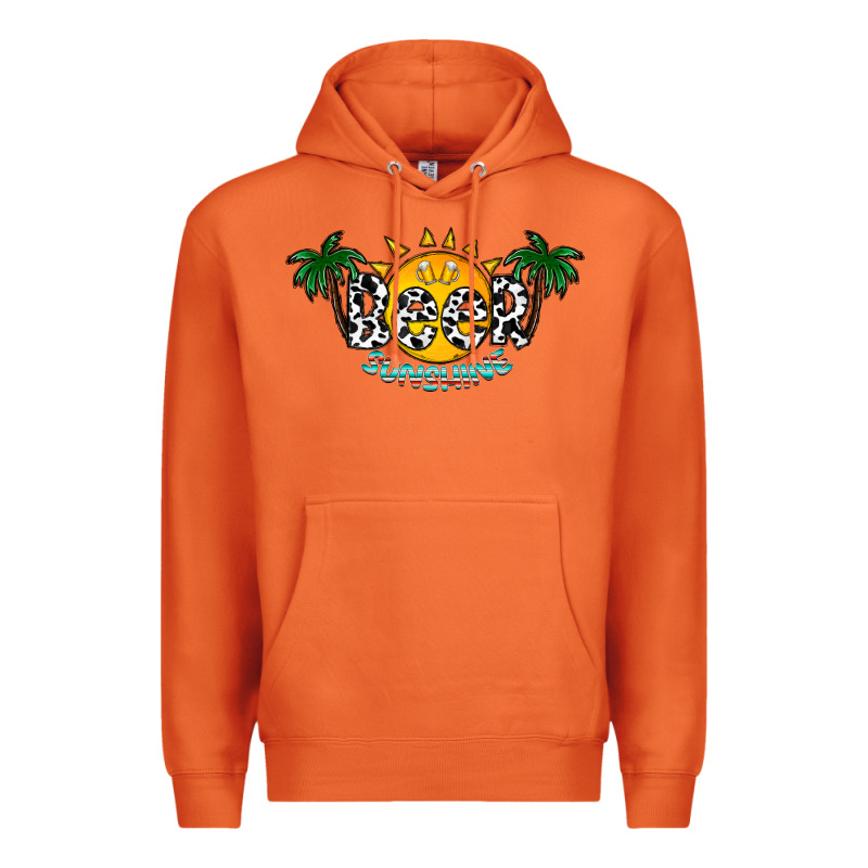 Beer Sunshine Premium Hoodie by CowhideDigitalArt | Teevron