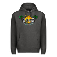 Charcoal Heather beer sunshine Premium Hoodie - CowhideDigitalArt