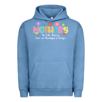 Pigment Pebble Blue mothers are like flower Urban Hoodie - JahusDesignShop