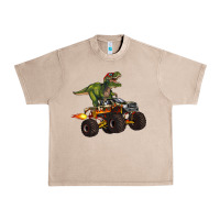 French Oak monster truck and t rex dinosaur Urban Heavy Tee - Artiststas