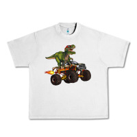Lunar Rock monster truck and t rex dinosaur Urban Heavy Tee - Artiststas