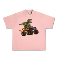 Salmon monster truck and t rex dinosaur Urban Heavy Tee - Artiststas