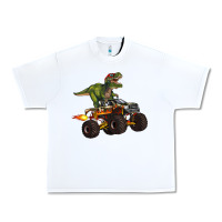 White monster truck and t rex dinosaur Urban Heavy Tee - Artiststas