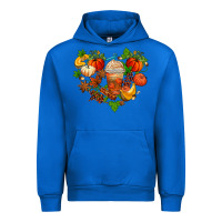 Cobalt fall pumpkin heart Urban Hoodie - AdoDesignShop
