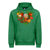 Emerald fall pumpkin heart Urban Hoodie - AdoDesignShop