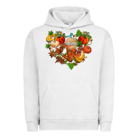 Pigment Lunar Rock fall pumpkin heart Urban Hoodie - AdoDesignShop
