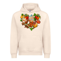 Sandshell fall pumpkin heart Urban Hoodie - AdoDesignShop