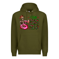 Army Green hello summer Premium Hoodie - CowhideDigitalArt