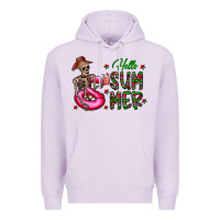 Lilac hello summer Premium Hoodie - CowhideDigitalArt