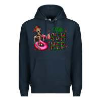 Navy hello summer Premium Hoodie - CowhideDigitalArt