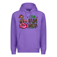 Purple hello summer Premium Hoodie - CowhideDigitalArt
