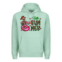 Seafoam hello summer Premium Hoodie - CowhideDigitalArt
