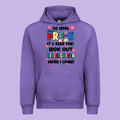 So Long Pre K Urban Hoodie Designed By Jahusdesignshop