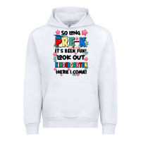 White so long pre k Urban Hoodie - JahusDesignShop