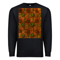 Black cactus background Premium Sweatshirt - RanaPortraitStore