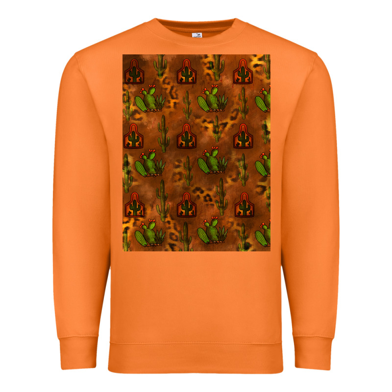 Cactus Background Premium Sweatshirt by RanaPortraitStore | Teevron