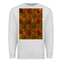 Dove Grey cactus background Premium Sweatshirt - RanaPortraitStore