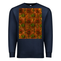 Navy cactus background Premium Sweatshirt - RanaPortraitStore