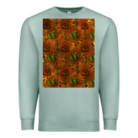 Seafoam cactus background Premium Sweatshirt - RanaPortraitStore