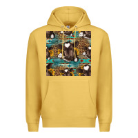 Antique Gold western baby calf seamless pattern Premium Hoodie - HRA Design Shop