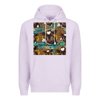 Lilac western baby calf seamless pattern Premium Hoodie - HRA Design Shop