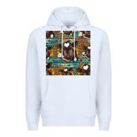 White western baby calf seamless pattern Premium Hoodie - HRA Design Shop