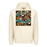 Sandshell western baby calf seamless pattern Premium Hoodie - HRA Design Shop