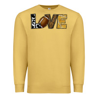 Antique Gold football love Premium Sweatshirt - RanaPortraitStore