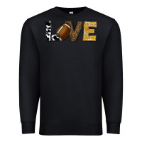 Black football love Premium Sweatshirt - RanaPortraitStore