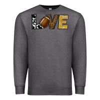 Charcoal Heather football love Premium Sweatshirt - RanaPortraitStore