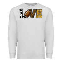 Dove Grey football love Premium Sweatshirt - RanaPortraitStore